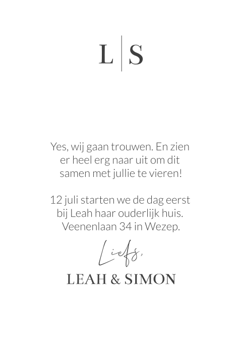 Kaart binnenkant