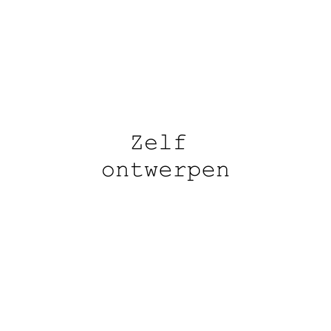 Geboortekaartje om zelf te ontwerpen vierkant dubbel