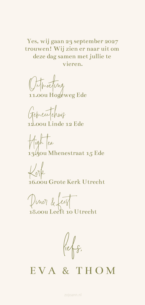 Kaart binnenkant