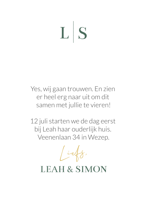 Kaart binnenkant