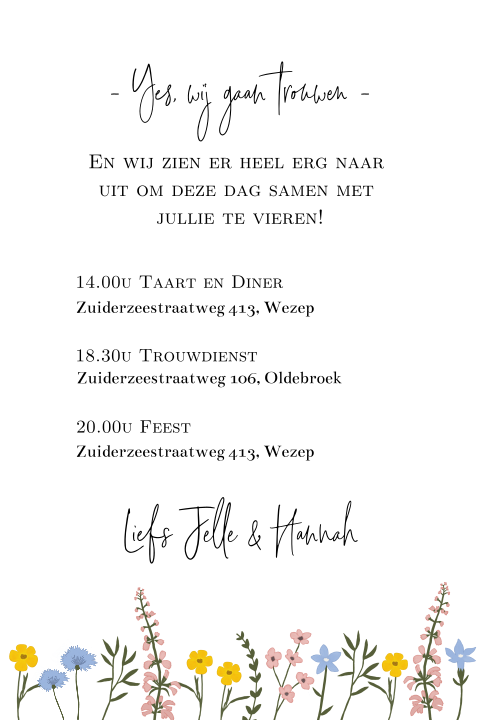Kaart binnenkant