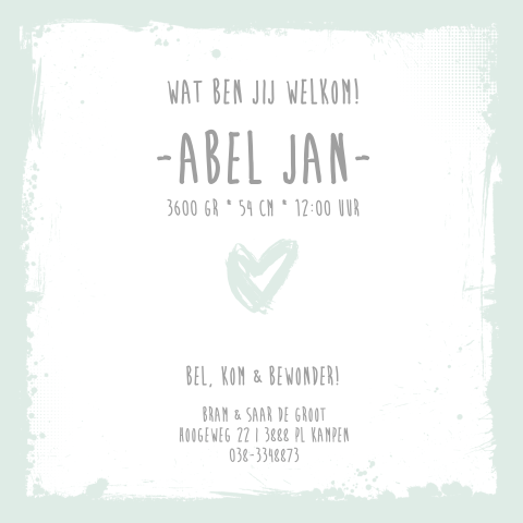 Kaart binnenkant