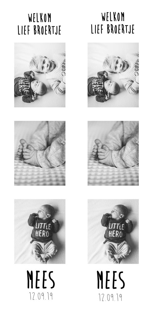 DIY fotostrip, drie