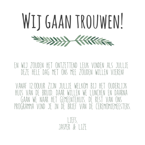 Kaart binnenkant
