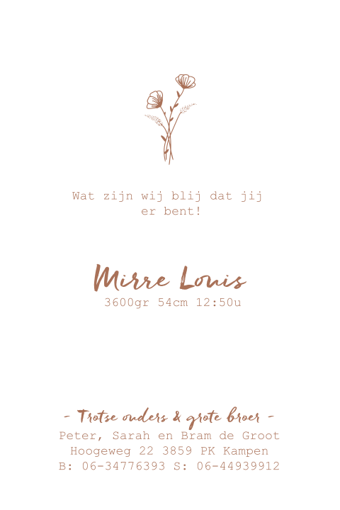 Kaart binnenkant