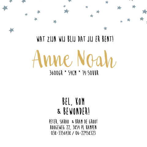 Kaart binnenkant