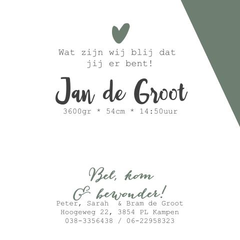 Kaart binnenkant