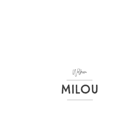 Mooi minimalistisch geboortekaartje voor een meisje