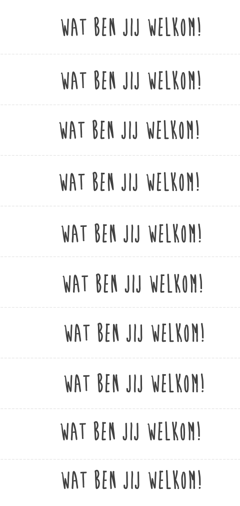 DIY Label geboortekaartje Wat ben jij welkom!
