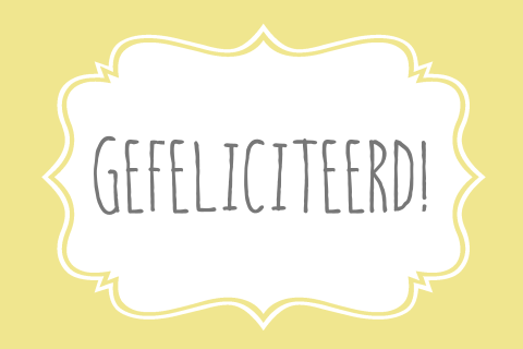 Felicitatiekaart