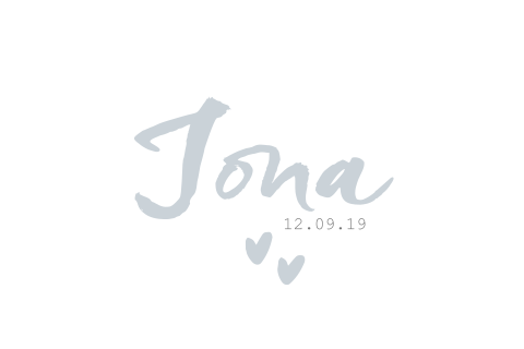 Lief en rustig geboortekaartje voor een jongen