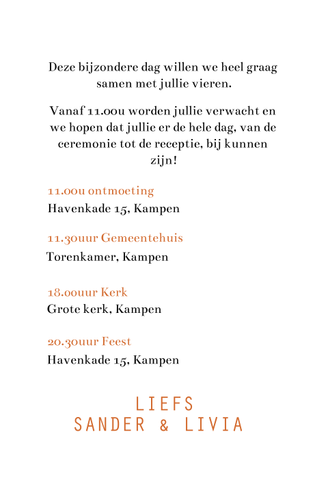 Kaart binnenkant