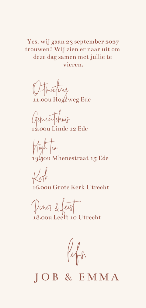 Kaart binnenkant