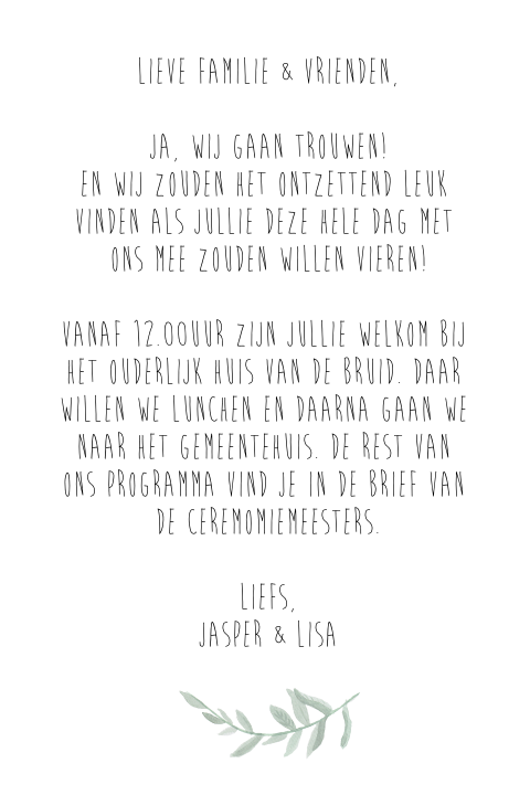 Kaart binnenkant