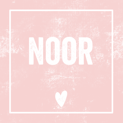 Lief en rustig geboortekaartje