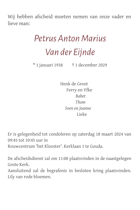 Kaart binnenkant