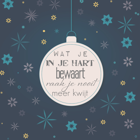 Kerstwens na overlijden versturen