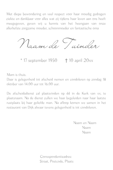 Kaart binnenkant