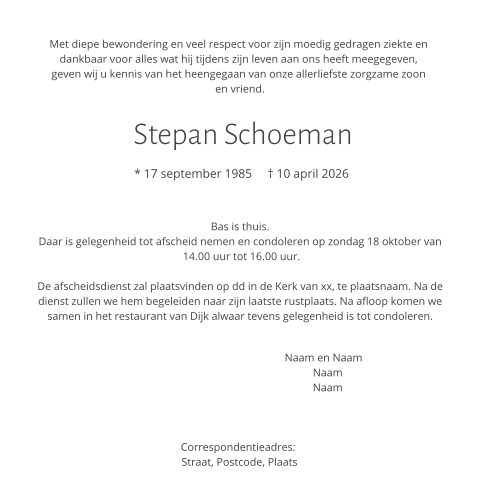 Kaart binnenkant