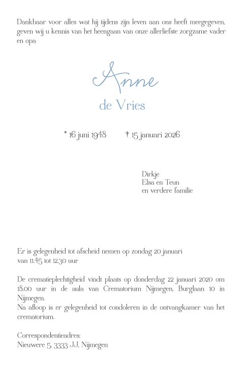 Kaart binnenkant