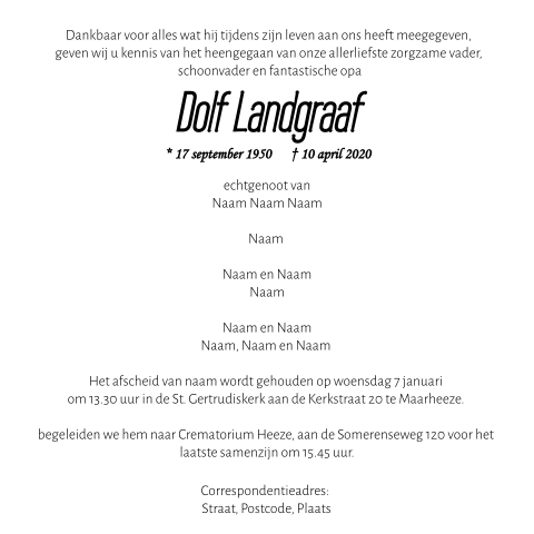 Kaart binnenkant
