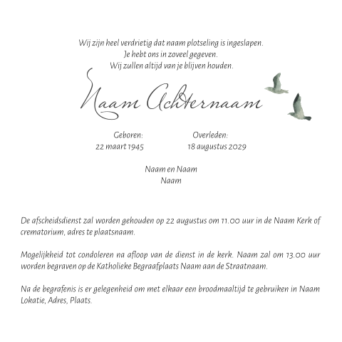 Kaart binnenkant