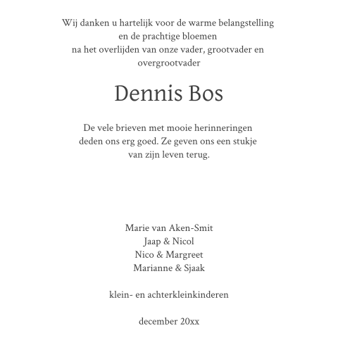 Kaart binnenkant