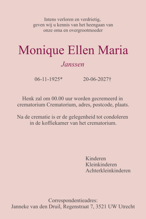 Kaart binnenkant
