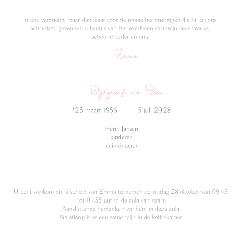 Kaart binnenkant