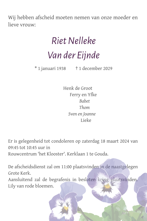 Kaart binnenkant