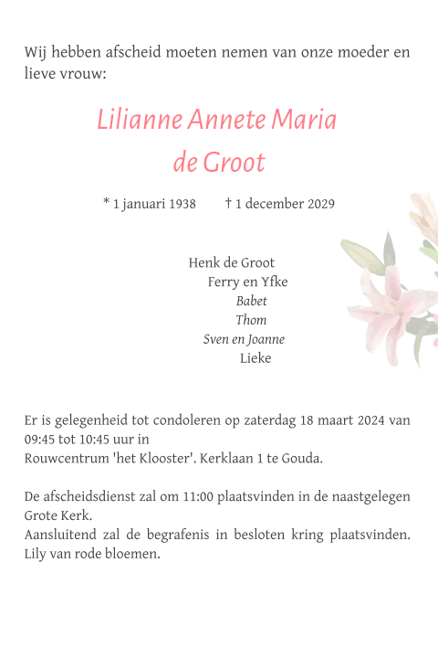 Kaart binnenkant