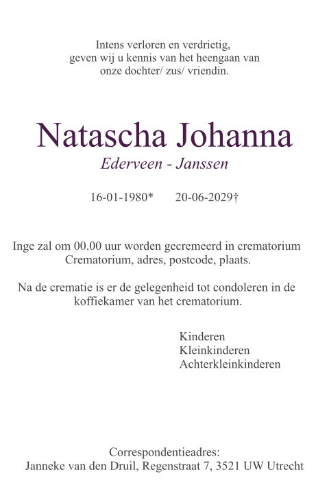 Kaart binnenkant