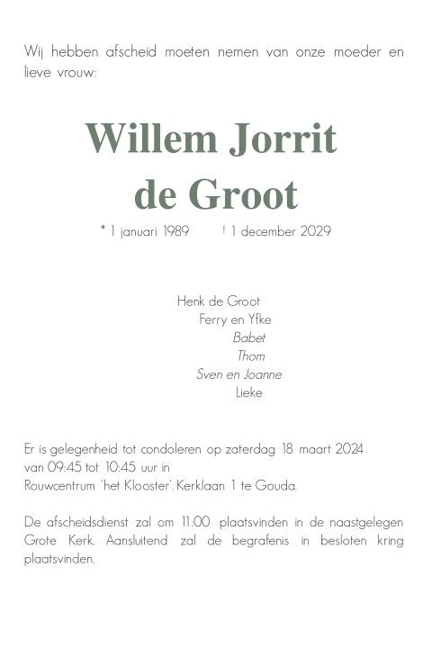Kaart binnenkant
