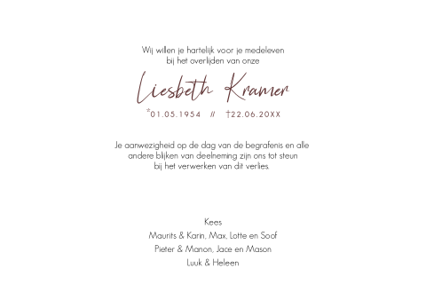Kaart binnenkant