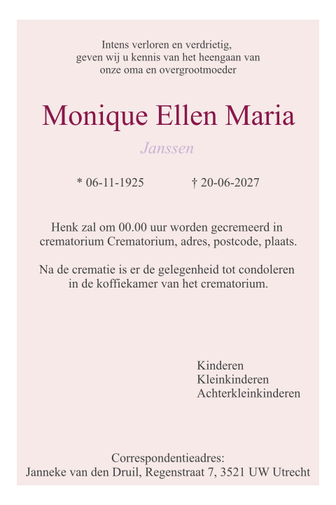 Kaart binnenkant