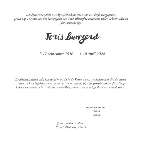 Kaart binnenkant