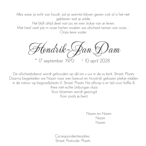 Kaart binnenkant