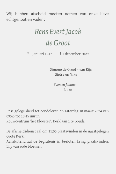 Kaart binnenkant