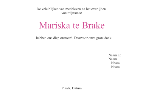 Kaart binnenkant
