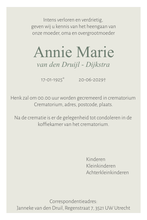 Kaart binnenkant