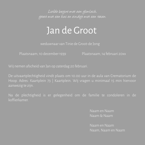 Kaart binnenkant