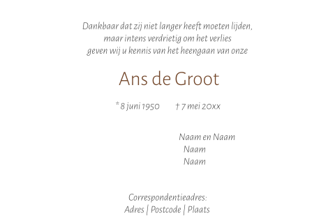 Kaart binnenkant