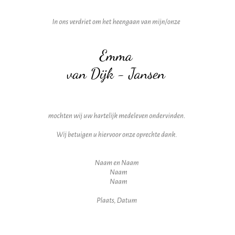 Kaart binnenkant