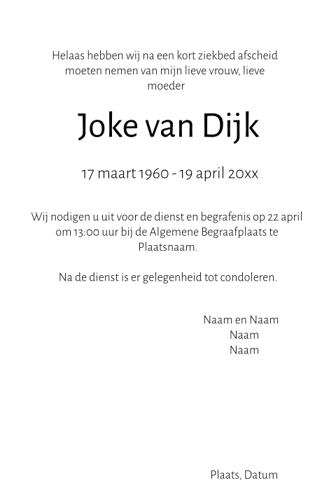 Kaart binnenkant