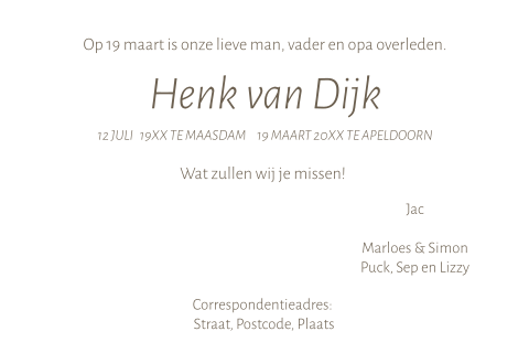 Kaart binnenkant