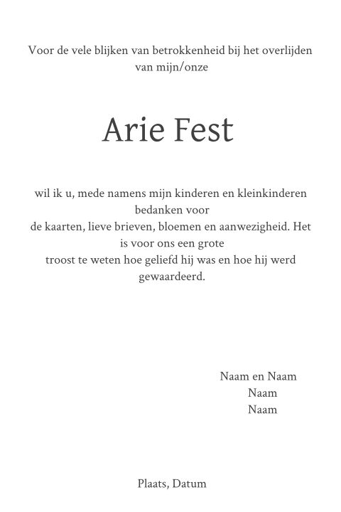 Kaart binnenkant
