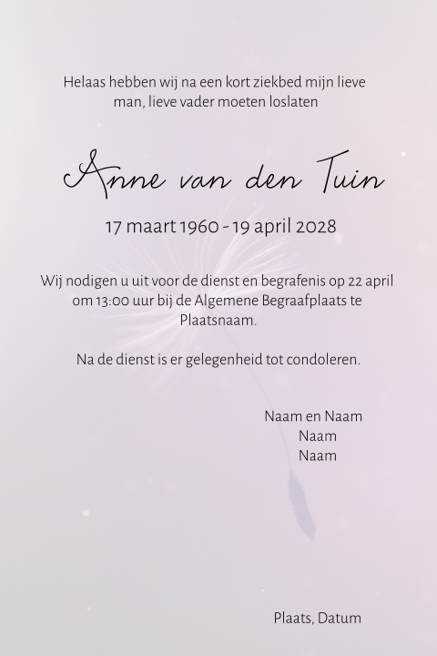 Kaart binnenkant