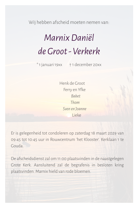 Kaart binnenkant