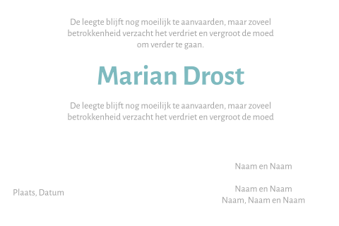 Kaart binnenkant