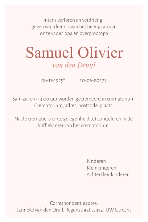Kaart binnenkant